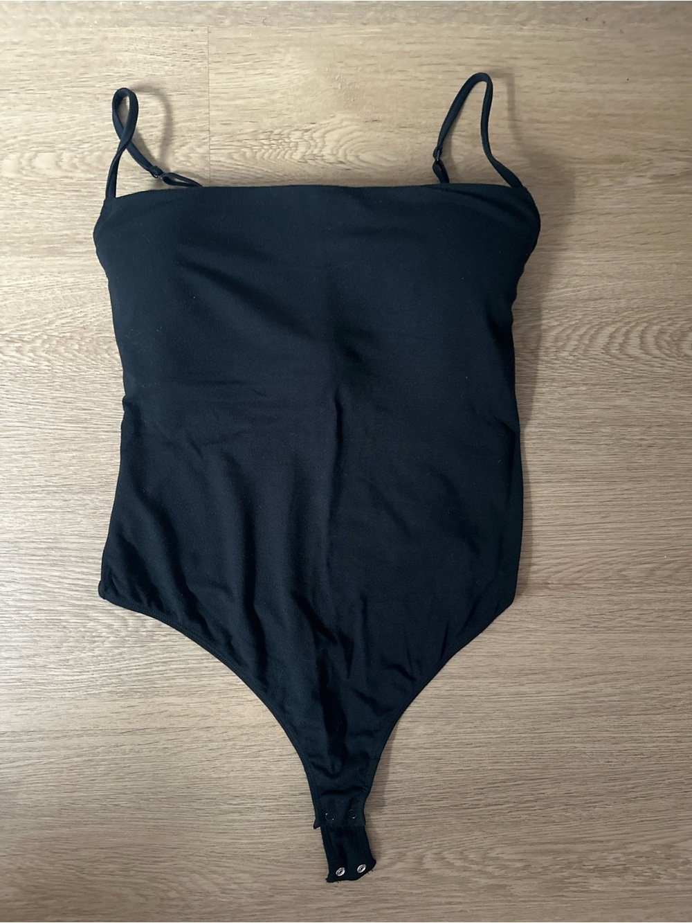 SKIMS Smooth Layer Camisole Bodysuit – Obsidian (Black)